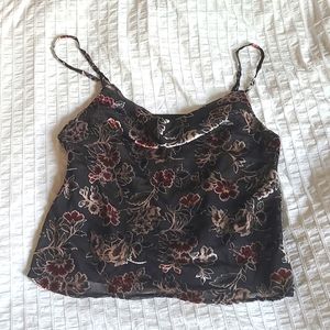 NWT American Eagle Velvet Burnout Cami
